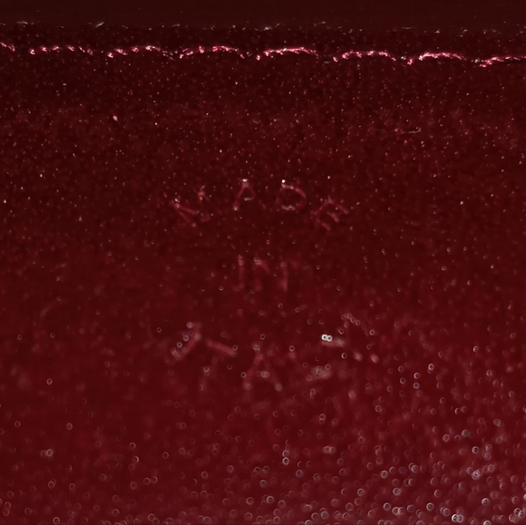 Cartier Bordeaux Leather Checkbook Long Wallet with gold accents - Picture 11 of 12